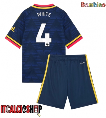 Arsenal Ben White #4 Seconda Maglia Bambino 2026-27 Manica Corta (+ Pantaloni corti)